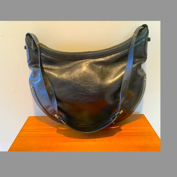 Cole Haan Black Leather Shoulder Handbag - Picture 10 of 16
